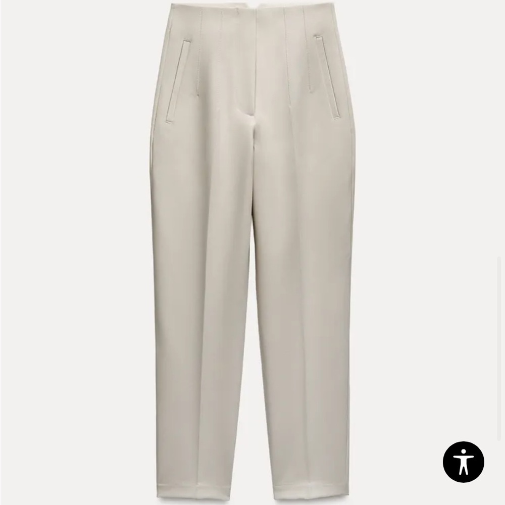 Zara pants with high waist - small